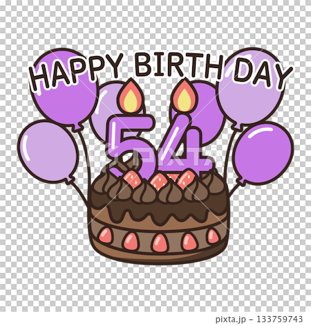 誕生日チョコケーキ 133759743