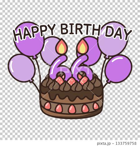 誕生日チョコケーキ 133759758