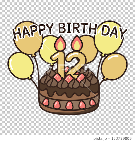 生日巧克力蛋糕 133759809