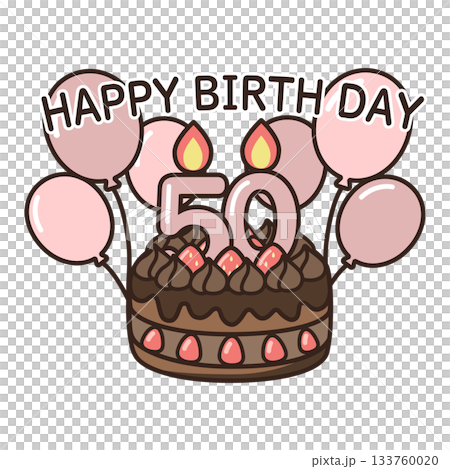 Birthday chocolate cake 133760020