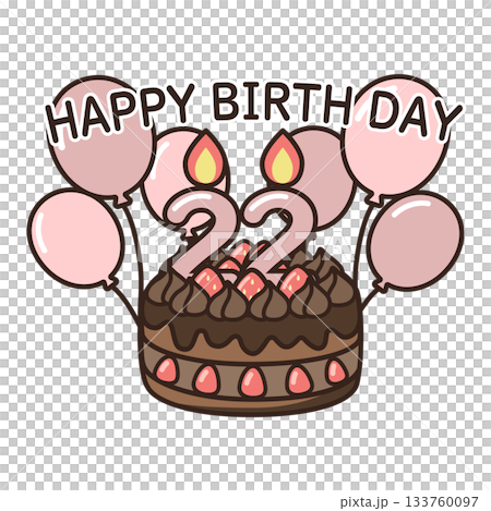 生日巧克力蛋糕 133760097