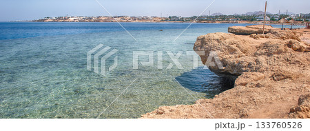 Red Sea from a beach in Sharm el Sheikh, Egypt Red Sea from a beach in Sharm el Sheikh, Egypt 133760526