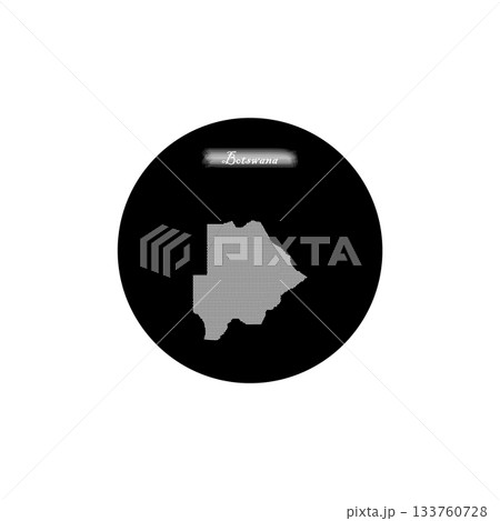 Botswana map icon vectors illustration. 133760728