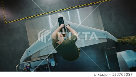 Worker Assembling Drones For National Security Worker Assembling Drones For National Security 133765057