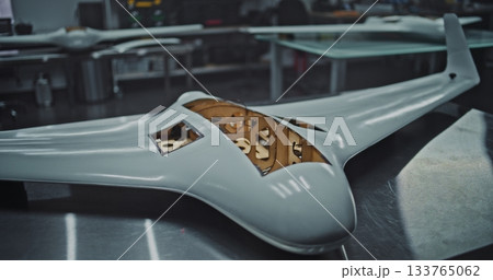 Large UAV Open Fuselage, Revealing Lightweight Internal Structure 133765062