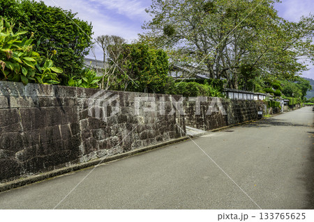 飫肥城下町　武家屋敷通り（横馬場通り）　宮崎県日南市 133765625