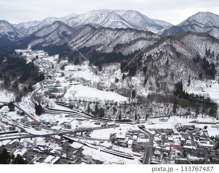 立石寺(山寺)雪景色のモノクロ風景|極寒の冬・水墨画の世界 立石寺(山寺)雪景色のモノクロ風景|極寒の冬・水墨画の世界 133767487