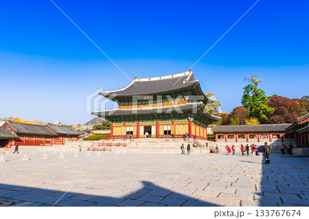 秋のソウル　昌徳宮　仁政殿 133767674