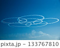 大洗海上花火大会2025　ブルーインパルス展示飛行 133767810