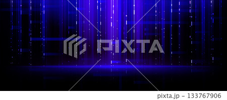 Abstract digital tech bg with glowing blue lines Abstract digital tech bg with glowing blue lines 133767906