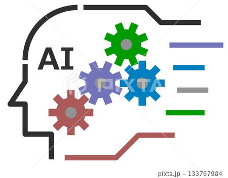 人工の頭脳で高度な知能とCPU性能が良いAI技術 133767984