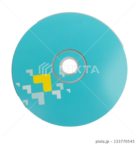 CD color blue on white background CD color blue on white background 133770545