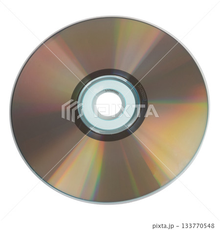CD color blue on white background 133770548
