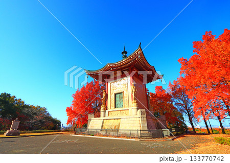 愛知県名古屋市、平和公園平和堂の風景 133770742