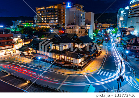道後温泉本館　夜景 133772416