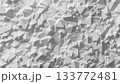 たくさんの不規則に配置された白い立方体 133772481