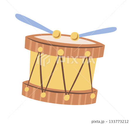 Toy drum children music instrument 133773212