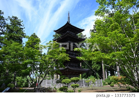 佐渡島 妙宣寺 五重塔 佐渡島 妙宣寺 五重塔 133773375