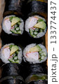 A shot of tasty sushi up close 133774437