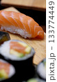 A shot of tasty sushi up close 133774449