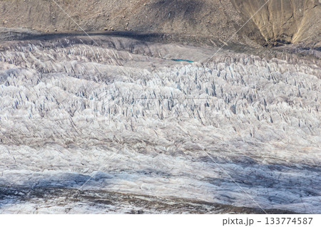 Close-up of Aletsch Glacier, Switzerland 133774587