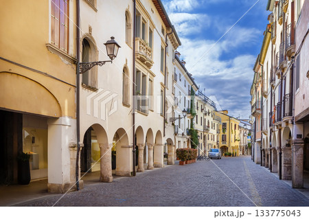 Street in Vicenza, Italy 133775043