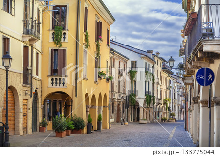 Street in Vicenza, Italy 133775044