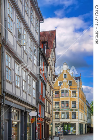 Street in Hanover historical center, Germany Street in Hanover historical center, Germany 133775275