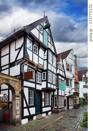 Street in Schnoor district, Bremen, Germany Street in Schnoor district, Bremen, Germany 133775378