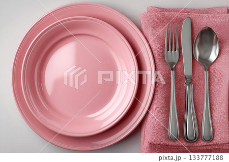 Perfect for fine dining or restaurant marketing. Bright silverware set. Fork, knife and spoon. Casual dining or lifestyle. Kitchenware and dining products. Perfect for fine dining or restaurant marketing. Bright silverware set. Fork, knife and spoon. Casual dining or lifestyle. Kitchenware and dining products. 133777188