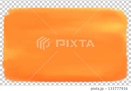 Hand drawn background illustration in orange watercolor 133777916