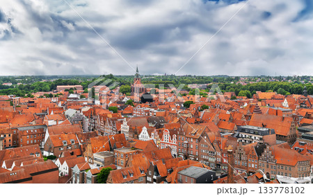 View of Luneburg old town, Germany 133778102