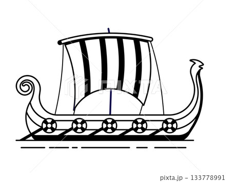 Authentic Viking Warrior Drakkar Ship Authentic Viking Warrior Drakkar Ship 133778991
