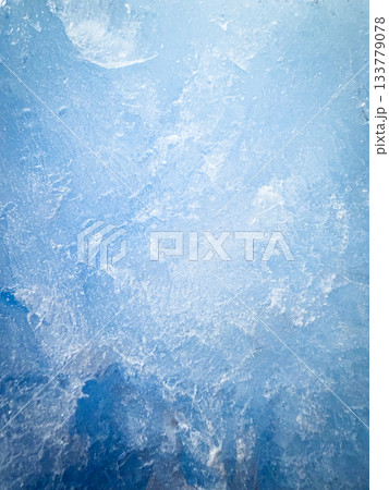 The Texture of a Frozen Piece of Ice , Close-up The Texture of a Frozen Piece of Ice , Close-up 133779078
