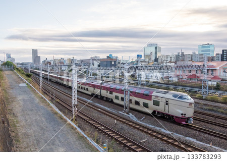 【東海道本線】早朝の東京へ向かうサンライズ瀬戸・出雲 133783293