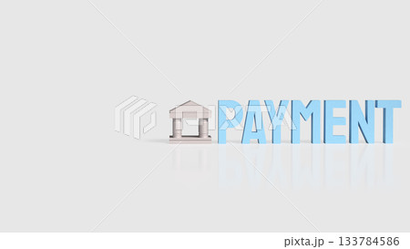 Banking Payment Financial Transaction Concept 3d render. 133784586