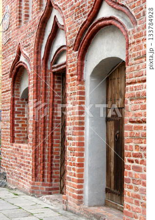 historic red brick building in Poland historic red brick building in Poland 133784928