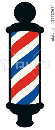 床屋のクルクル「AI生成画像」 133785684