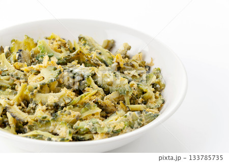 卵とゴーヤのみのシンプルなゴーヤーチャンプルー 133785735