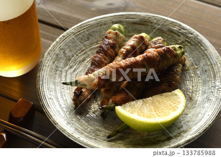 オクラの肉巻き オクラの肉巻き 133785988