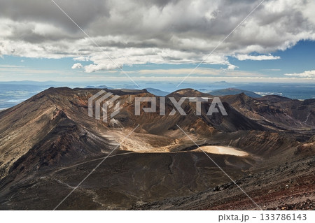 Tongariror National Park amazing landscape scenery 133786143