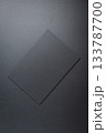 blank black notebook on shine black background 133787700