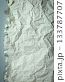 crumpled line paper texture on grey background,  blank sheet notebook 133787707