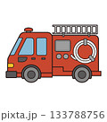 消防車（カラー） 133788756