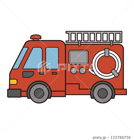 消防車（カラー） 133788756