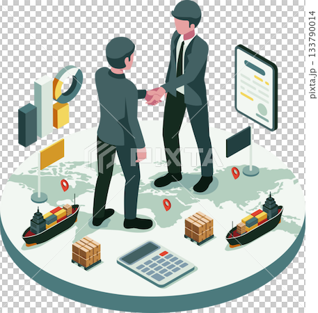 Isometric Global Trade Agreement Between Business Partners Isometric Global Trade Agreement Between Business Partners 133790014