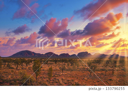 オーストラリア・世界遺産ウルルの絶景 133790255