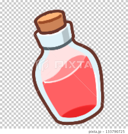 Simple potion illustration (red) Simple potion illustration (red) 133790725