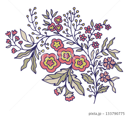 Decorative Multi Blossom Floral Arrangement 133790775