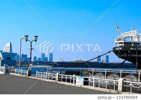 横浜　山下公園の景色 133790884